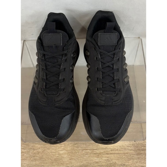 Adidas Bounce Mens Black Mesh Running Shoes Sneakers Size 5.5 US - Picture 3 of 10